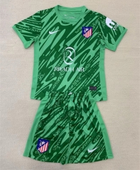 2024-2025 Atletico Madrid Goalkeeper Black&Gray Soccer Uniform-AY