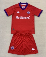 2024-2025 Fiorentina 2nd Away Red Soccer Uniform-AY