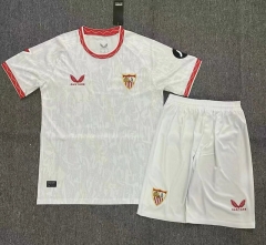 2024-2025 Sevilla Home White Soccer Uniform -2483