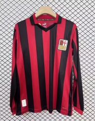 125th Anniversary AC Milan Red&Black LS Thailand Soccer Jersey AAA-2044