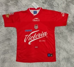 Retro Version 99-00 Deportivo Toluca FC Home Red Thailand Soccer Jersey AAA-9409