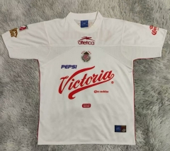 Retro Version 00-01 Deportivo Toluca FC Away White Thailand Soccer Jersey AAA-9409