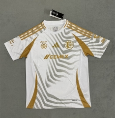 (S-4XL) 2024-2025 Tigres UANL 2nd Away White Thailand Soccer Jersey AAA-4506