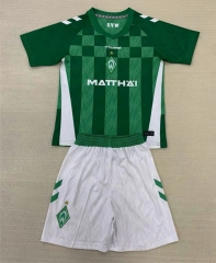 2024-2025 SV Werder Bremen Home Green Soccer Uniform-AY