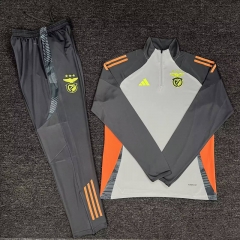 2024-2025 Benfica Light Gray Thailand Soccer Tracksuit -5303