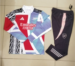 (S-3XL) 2024-2025 Arsenal Red&Blue Thailand Soccer Tracksuit-GDP