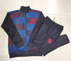 2024-2025 Barcelona Ink Jet Black Thailand Soccer Jacket Uniform-815