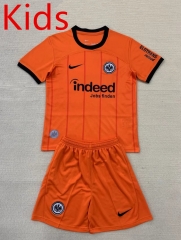 2024-2025 Eintracht Frankfurt 2nd Away Orange Kid/Youth Soccer Uniform-AY