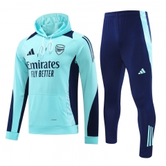 2024-2025 Arsenal Blue Thailand Soccer Tracksuit With Hat-418