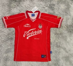 Retro Version 99-00 Deportivo Toluca FC Home Red Thailand Soccer Jersey AAA-9409