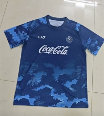 (S-4XL) 2024-2025 Napoli Blue Thailand Training Soccer Jersey AAA-0485