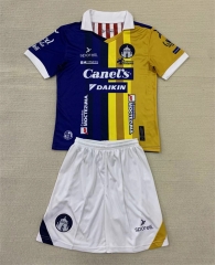 2024-2025 Atlético de San Luis Away Blue&Yellow Soccer Uniform-AY