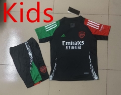 2024-2025 Arsenal Black Kids/Youth Training Soccer Uniform-4714