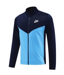 2024-2025 Nike Light Blue&Royal Blue Thailand Soccer Jacket-LH