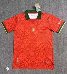 (S-4XL) 2024-2025 Special Version Portugal Red Thailand Soccer Jersey AAA-2386