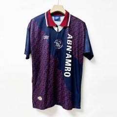 Retro Version 94-95 Ajax Royal Blue Thailand Soccer Jersey AAA-7505