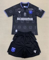 2024-2025 AJ Auxerre Away Black&Gray Soccer Uniform-AY