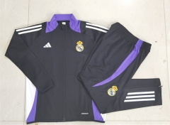 2024-2025 Real Madrid Black Thailand Soccer Jacket Uniform-815