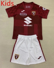 2024-2025 Torino FC Home Maroon Kids/Youth Soccer Uniform-AY