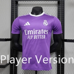 Player Version 2024-2025 Special Version Real Madrid Purple Thailand Soccer Jersey AAA-888