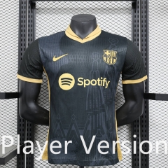 Player Version 2024-2025 Special Version Barcelona Black Thailand Soccer Jersey AAA-888