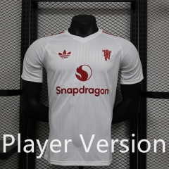 Player Version 2025-2026 Special Version Manchester United White Thailand Soccer Jersey AAA-888