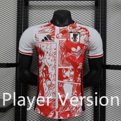 Player Version 2025-2026 Special Version Japan Red&White Thailand Soccer Jersey AAA-888