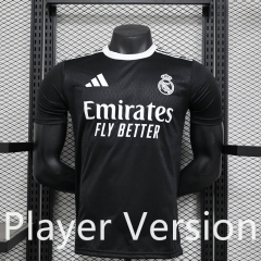 Player Version 2025-2026 Special Version Real Madrid Black Thailand Soccer Jersey AAA-888