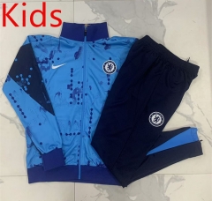 2024-2025 Chelsea Laker Blue Kids/Youth Soccer Jacket Uniform-815