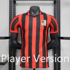 Player Version Anniversary Version AC Milan Red&Black Thailand Soccer Jersey AAA-888