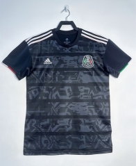 Retro Version 2019 Mexico Home Black&Gray Thailand Soccer Jersey AAA-811