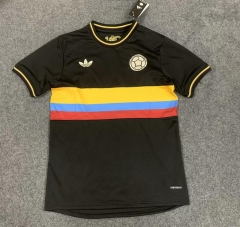 (S-4XL) 2024-2025 100th Anniversary Edition Colombia Black Thailand Soccer Jersey AAA-GB