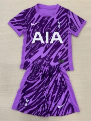 2024-2025 Tottenham Hotspur Goalkeeper Purple Soccer Uniform-AY