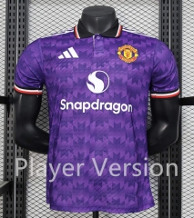 Player Version 2025-2026 Special Version Manchester United Purple Thailand Soccer Jersey AAA-888