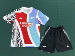 2025-2026 Arsenal Red&Blue Training Soccer Uniform-6748