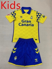 2024-2025 UD Las Palmas Home Yellow Kid/Youth Soccer Uniform-AY