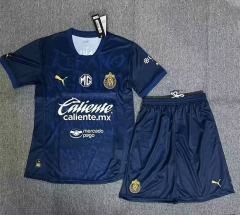 2024-2025 Deportivo Guadalajara 2nd Away Royal Blue Soccer Uniform-2483