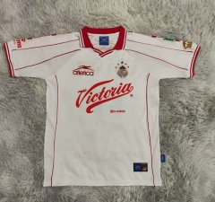 Retro Version 99-00 Deportivo Toluca FC Away White Thailand Soccer Jersey AAA-9409