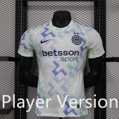 Player Version 2025-2026 Inter Milan White Thailand Soccer Jersey AAA-888