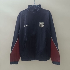 2024-2025 Barcelona Dark Blue Thailand Trench Coats-0255