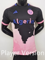 Player Version 2025-2026 Algeria Pink&Black Thailand Soccer Jersey AAA-9926