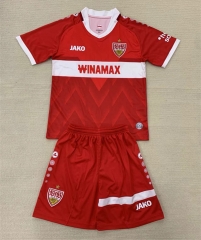 2024-2025 VfB Stuttgart Away Red Soccer Uniform-AY