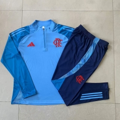 2024-2025 Flamengo Light Blue Thailand Soccer Tracksuit-815