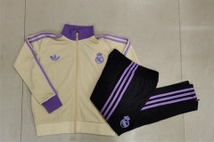 2024-2025 Real Madrid Apricot Thailand Soccer Jacket Uniform-815