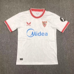 2024-2025 Sevilla Home White Thailand Soccer Jersey AAA-417