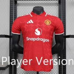 Player Version 2025-2026 Special Version Manchester United Red Thailand Soccer Jersey AAA-888