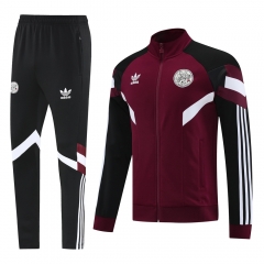 2024-2025 Ajax Maroon Thailand Soccer Jacket Uniform-LH