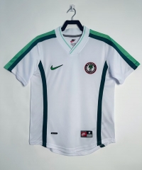 Retro Version 1998 Nigeria Away White Thailand Soccer Jersey AAA-811