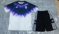 2025-2026 Special Version Real Madrid White&Purple Soccer Uniform-718