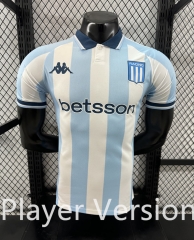 （s-4xl）Player version 25-26 Racing Club de Avellaneda Home Blue&White Thailand Soccer Jersey AAA-4285